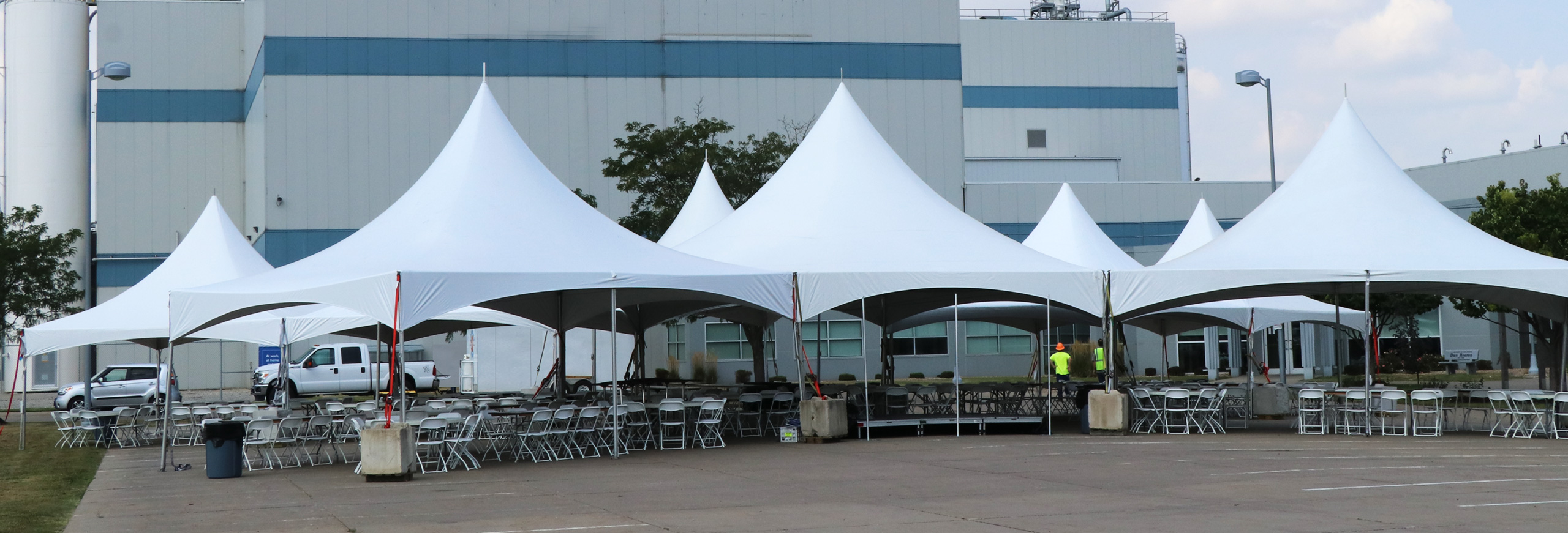 corporate tent rental for Cedar Falls