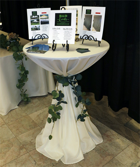 cocktail table display