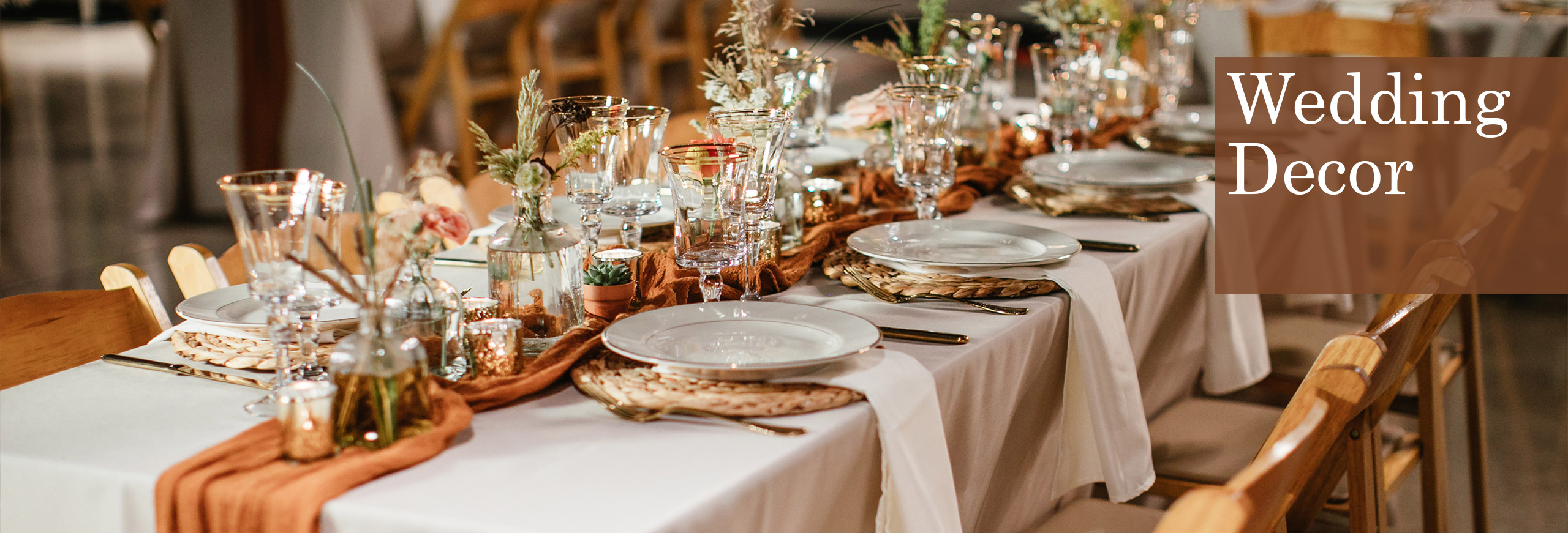 wedding decor table setting